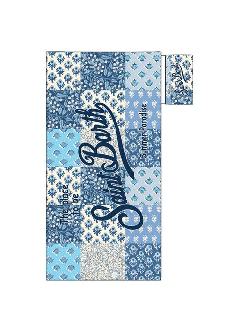 Telo mare con stampa SAINT BARTH | AID0001 AIDAN01021H RRADICAL PATCH3161